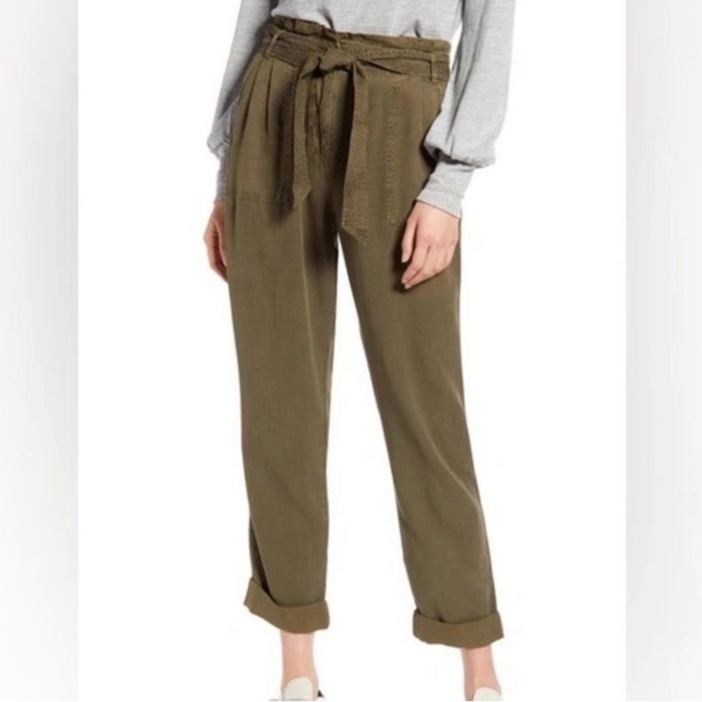 Treasure and Bond SZ 6 green ankle/crop pants